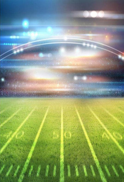 Football Field Backdrop Green Grass Sports Party Photography Background