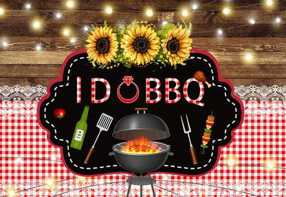 Picnic BBQ Photography Backdrop for Birthday