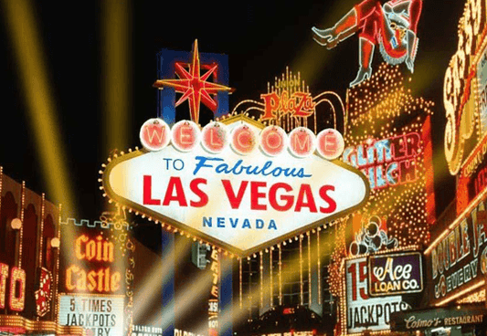 Las Vegas Theme American Cityscape Backdrop for Party Photography