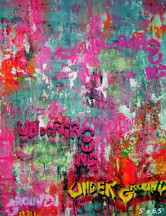 Colorful Graffiti Street Art Backdrop for Photography SBH0297