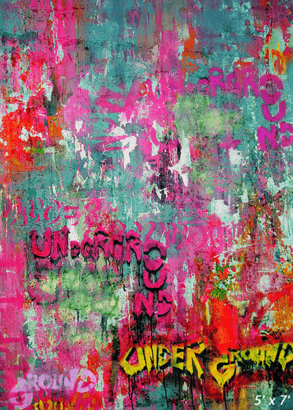 Colorful Graffiti Street Art Backdrop for Photography SBH0297