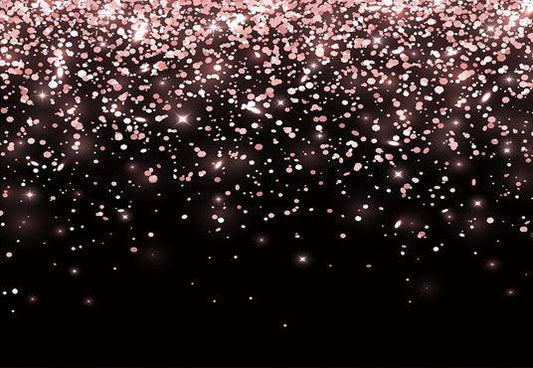 Bokeh Rose Gold Pink Bokeh Birthday Backdrops for Photo Studio