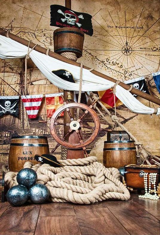 Barn Corsair With Banners Background Backdrop For Photography