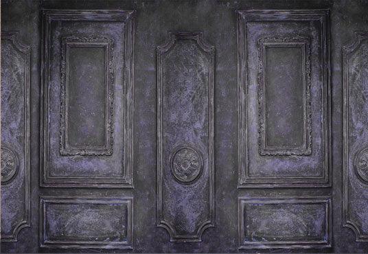 Vintage Grey and Purple Wall Grey Border Photo Studio Photography Backdrops for Wedding