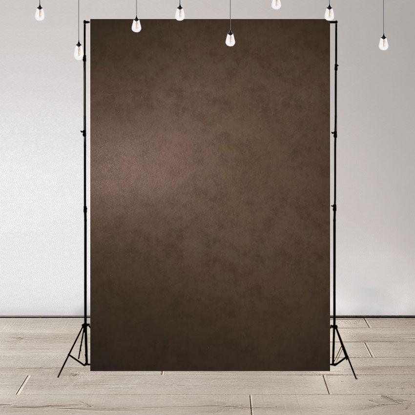 Dark Brown Texture Fabric Abstract Photo Backdrop