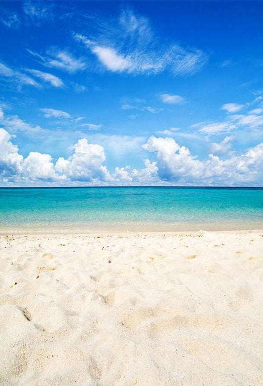 Summer Tropical Blue Sky Backdrop for Kids