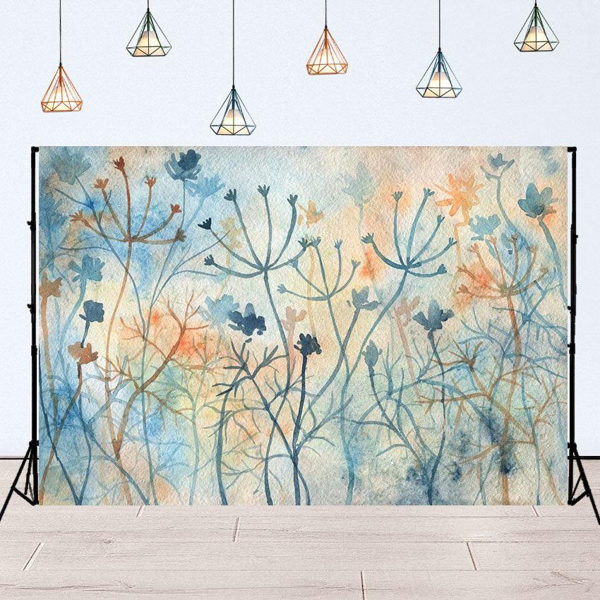 Abstract Branches Flowers Backdrops