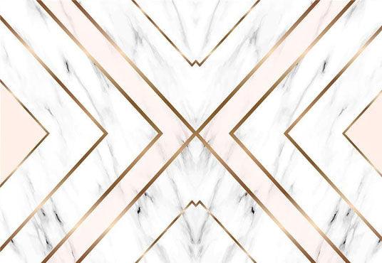 Grey Texture Rose Gold Lines White Marble Photography Backdrops