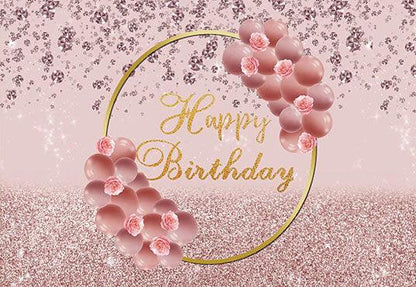 Balloon Flower Decoration Backdrop for Birthday Photography