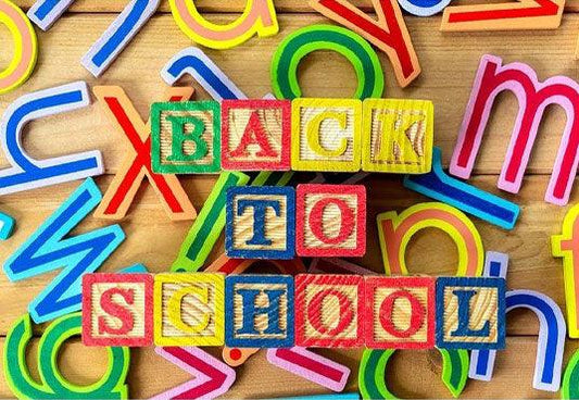 Colorful Decoration Backdrop Back to School Theme Background for Photography