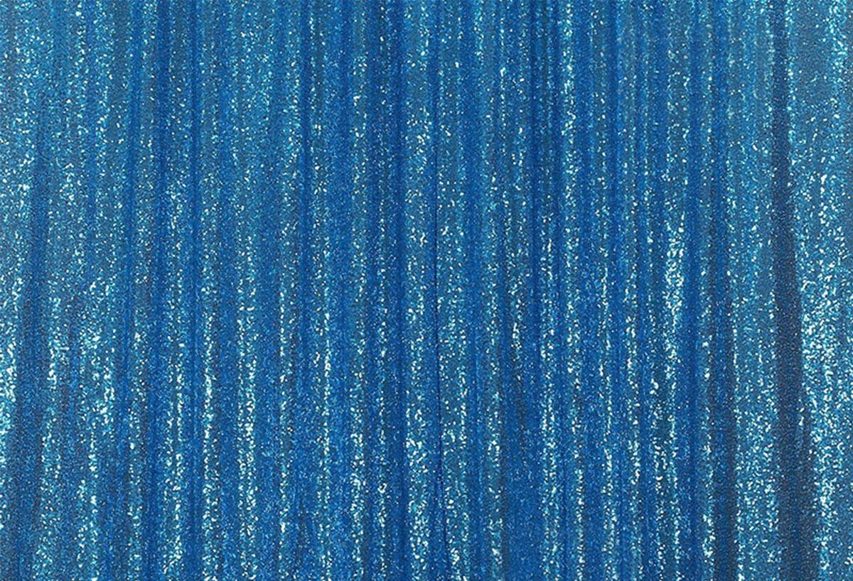 Blue Sequins Fabric Photography Backdrop for Party