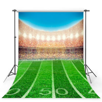 Green Grassland Stadium Backdrop Soccer Field Photography Backgroun