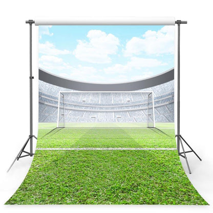 Football Field Backdrop Grassland Sports Stadium Background For Photography