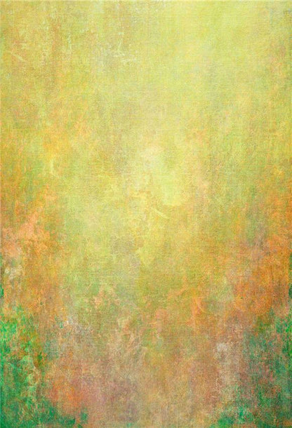 Yellow Orange Green Abstract Photo Background Portrait Backdrop