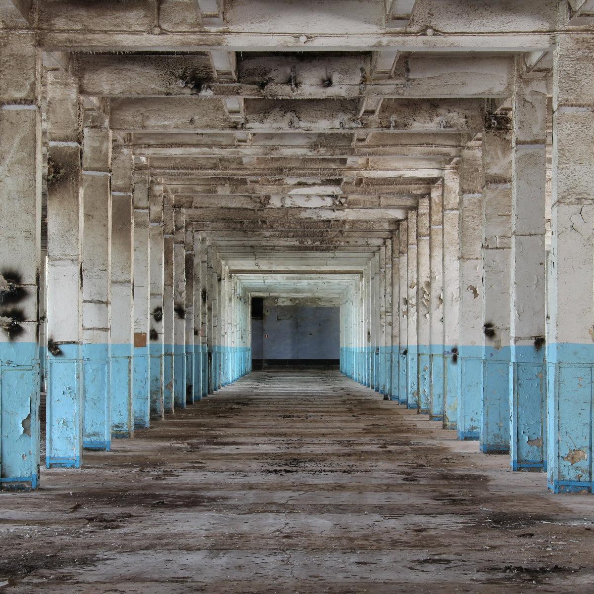 Abandoned Factory Hall Photography Backdrop SBH0198