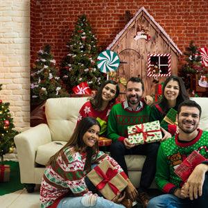 Christmas Tree Gift Decoration Backdrop for Photography