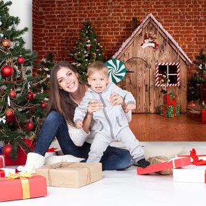 Christmas Tree Gift Decoration Backdrop for Photography