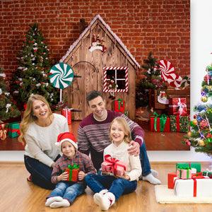 Christmas Tree Gift Decoration Backdrop for Photography