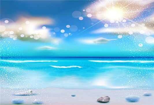 Blue Sky Sandy Microfiber Backdrop for Photos