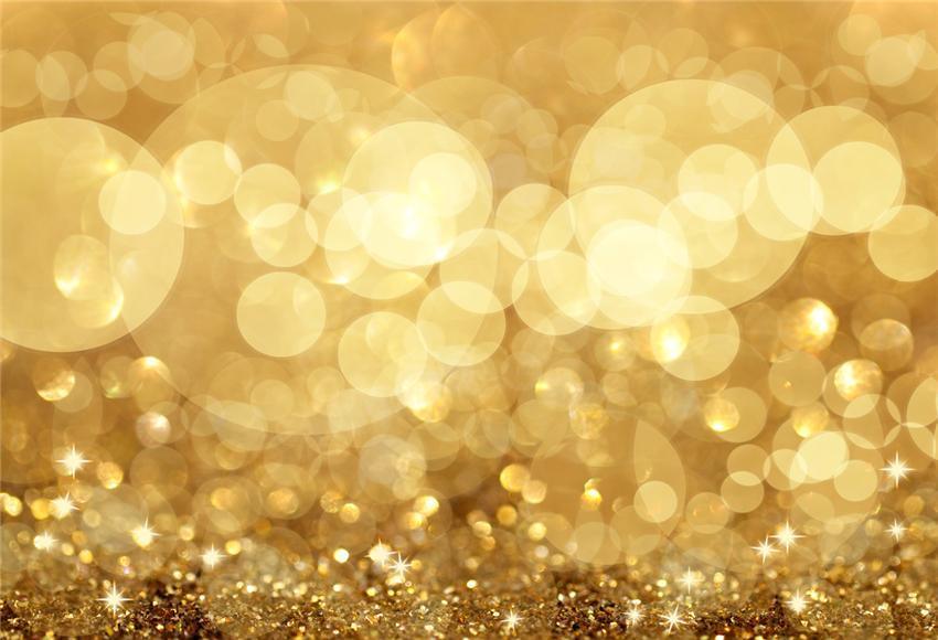 Bokeh Golden Photo Booth Prop Backdrop for Studio