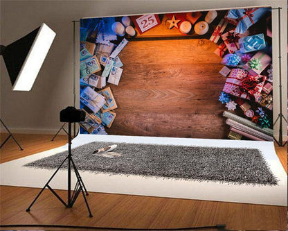 Vintage Christmas Photo Studio Backdrops