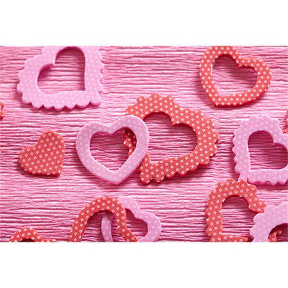 Red Love Heart Backdrop Mother's Day Photography Background