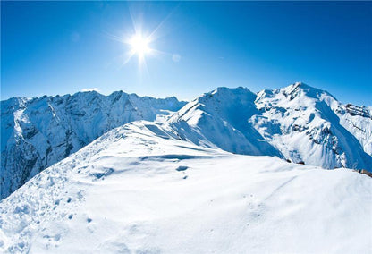 Winter Snow Mountain Photography Backdrops