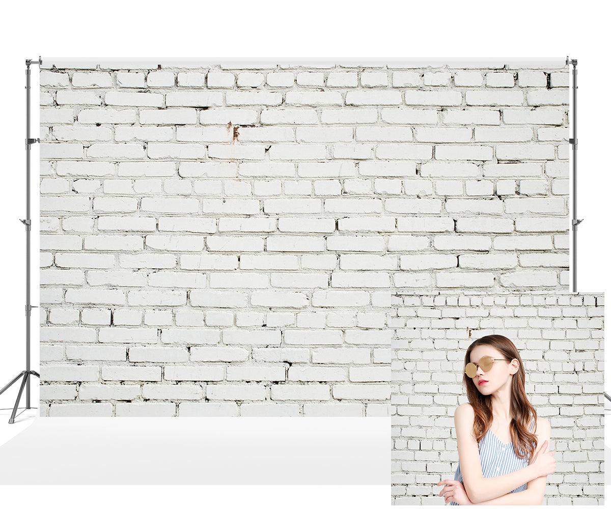 Star Backdrop Retro Brick Wall Backdrop for Studio