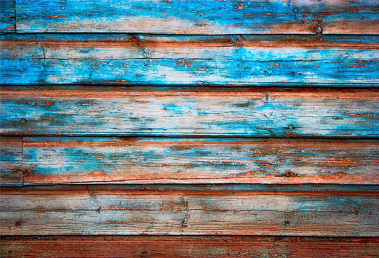 Rust Retro Wood Wall Photo Booth Prop Backdrops for Party