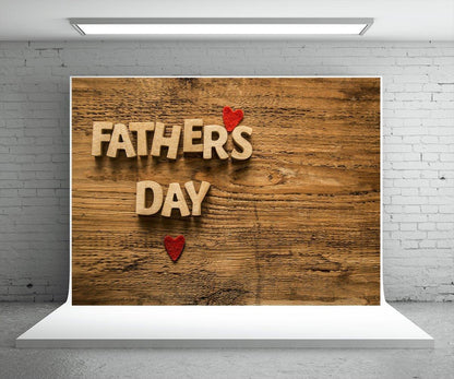 Happy Father's Day Wooden Backdrop for Dad