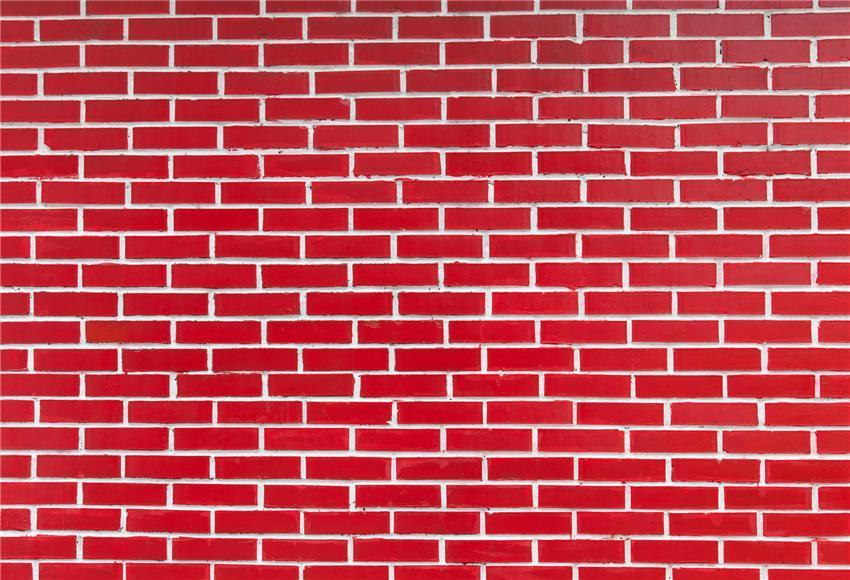Red Brick Photo Booth Prop Background for Party