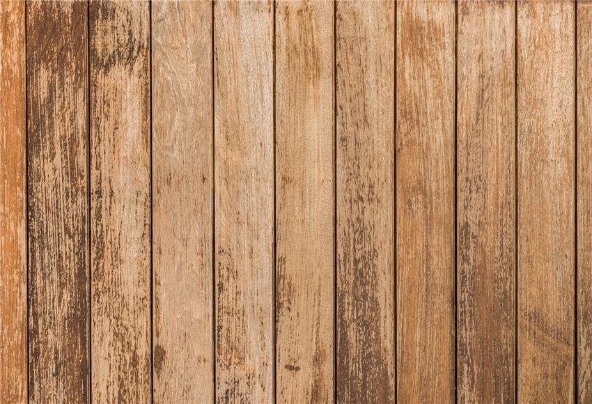 Retro Brown Wood Grain Backdrop for Photography