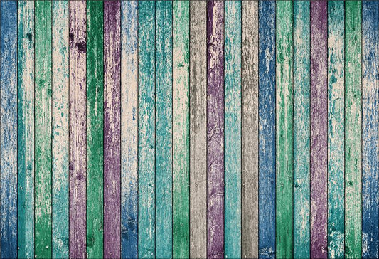 Colorful Wood Wall Photography Backdrops for Party