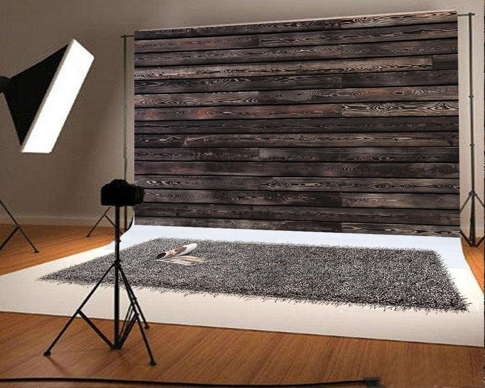 Dark Color Wood Wall Backdrop for photography