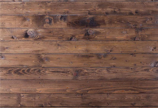 Dark Brown Fabric Wood Wall Backdrop for Photos