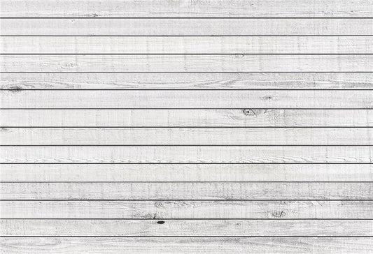 White Wood Wall Portrait Photography Backdrop for Studio