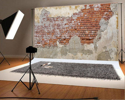 Concrete Brick Wall Background Digital Background for Photo Studio HJ11208