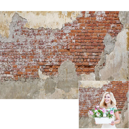 Concrete Brick Wall Background Digital Background for Photo Studio HJ11208