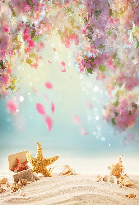 Fantasy Flower With Sand Backdrop For Events Photography