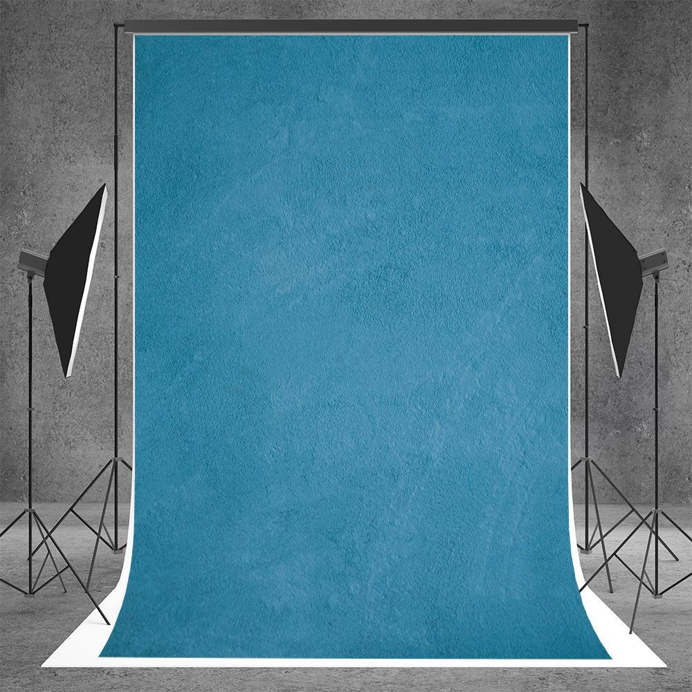 Blue Texture Microfiber Abstract Backdrop for Solid Portrait Photo