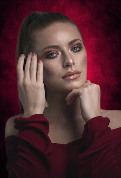 Scarlet?Dark Abstract Photography Backdrop for Photographers