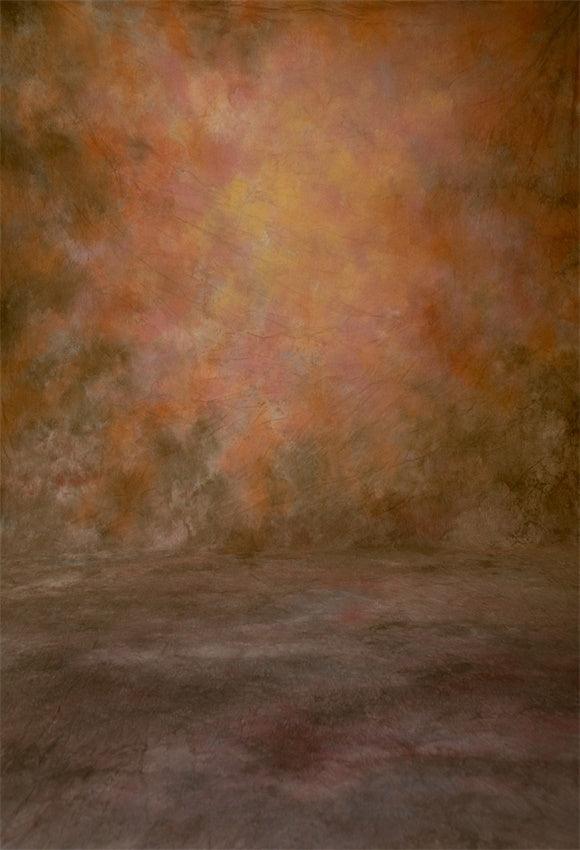 Vintage Abstract Rust Brown Floor Backdrops for Studio Prop
