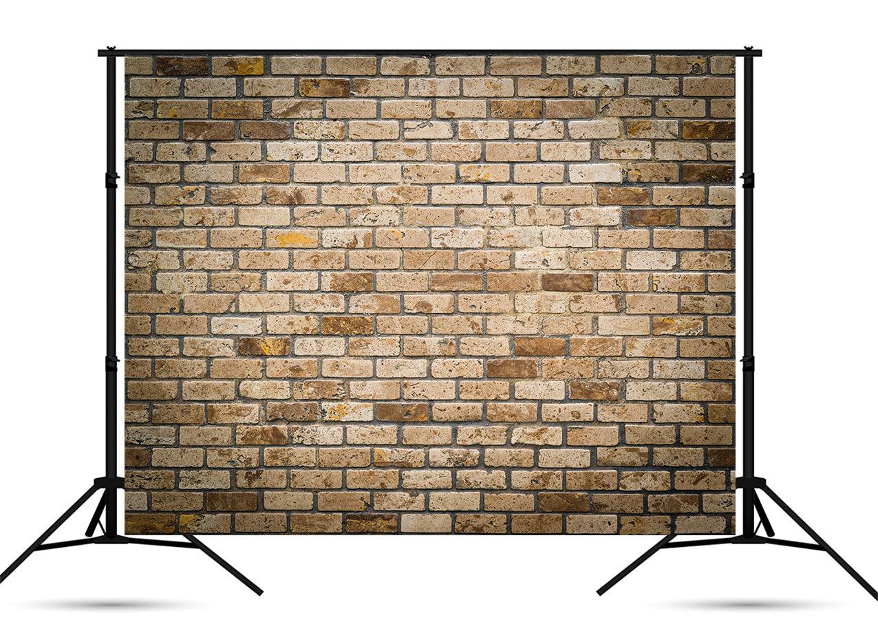 Brown Brick Wall Photography Backdrops