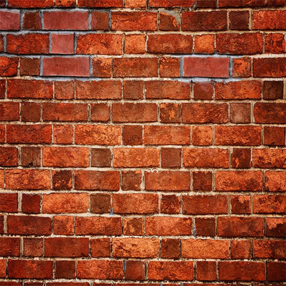 Deep Red Brick Wall Photography Backdrops