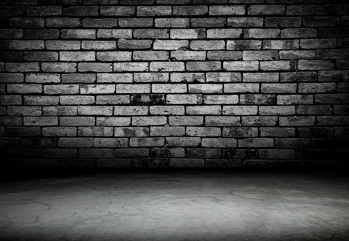 Black Brick White Gray Light Wall Photography Backgrounds