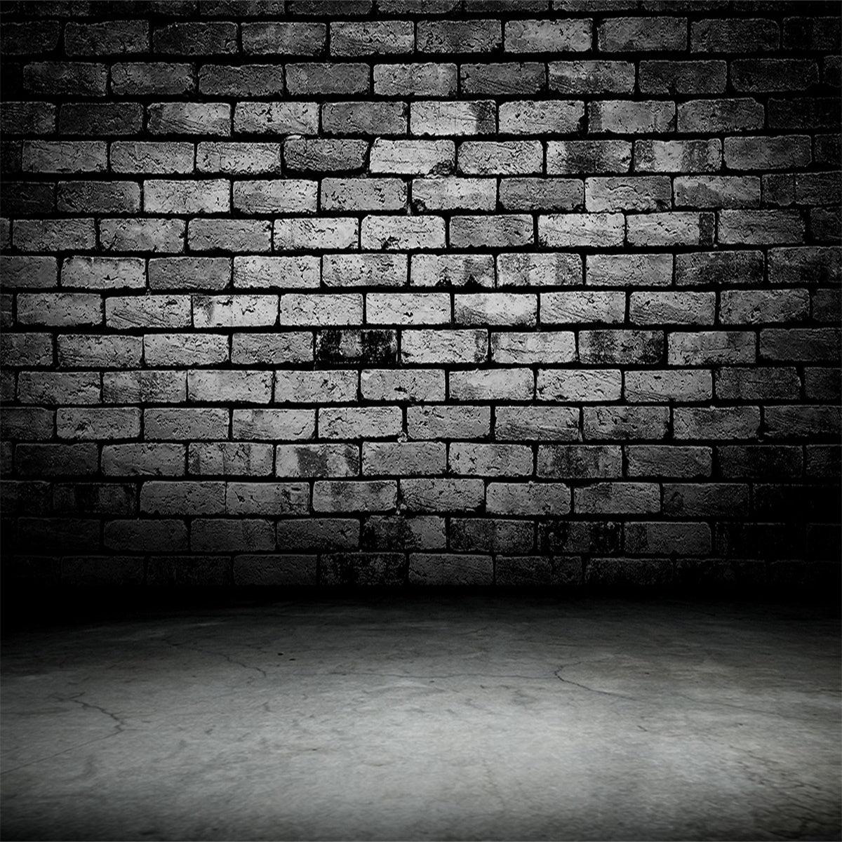 Black Brick White Gray Light Wall Photography Backgrounds