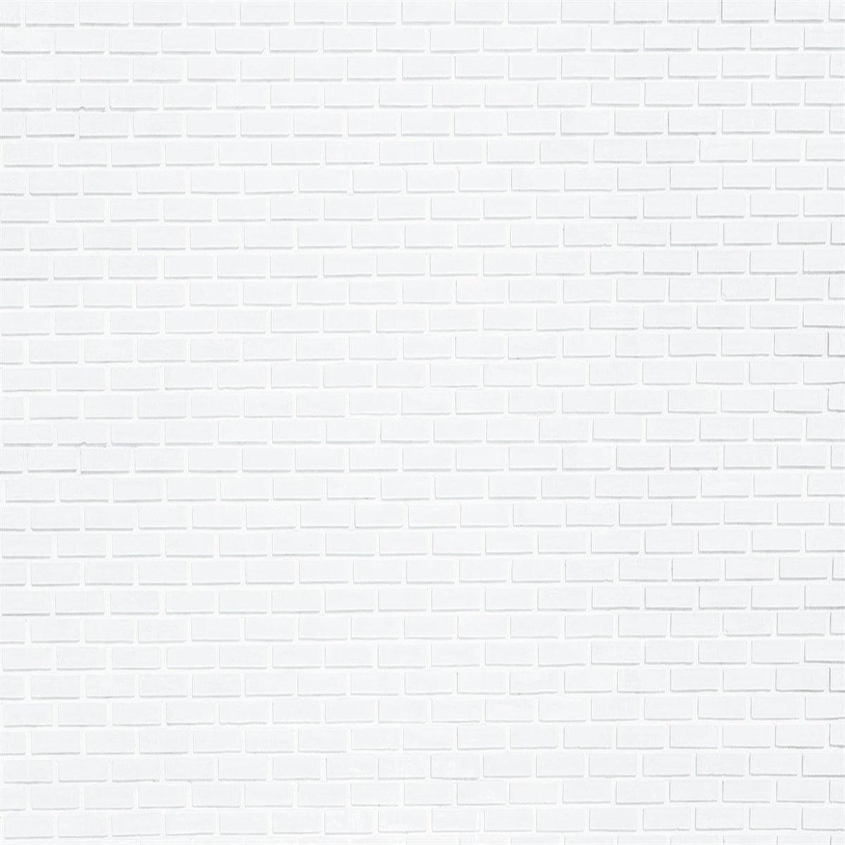 Brick White Photography Booth Prop Backdrop for Portrait