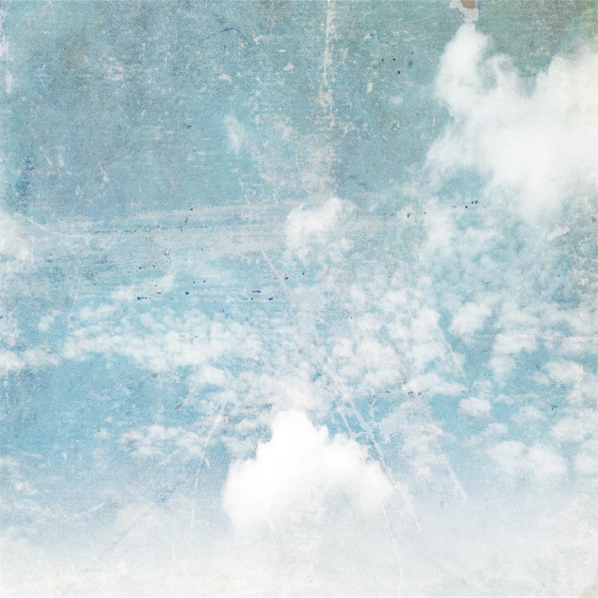 Abstract White Sky Photography Booth Prop Backdrop for Portrait