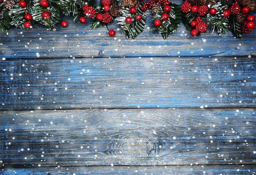 Snowflake wooden wall photography light blue background Christmas background