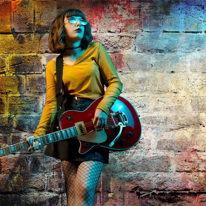 Graffiti Brick Wall Photography Backdrop Hip Hop Photo Background Photo Booth Props KH03511